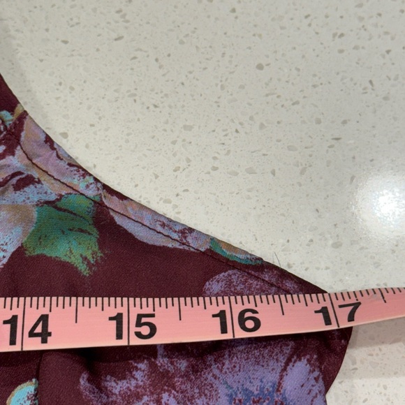 NWOT Free People Intimately Purple Floral Cami - Adjustable V-Neck Top - Picture 6 of 13